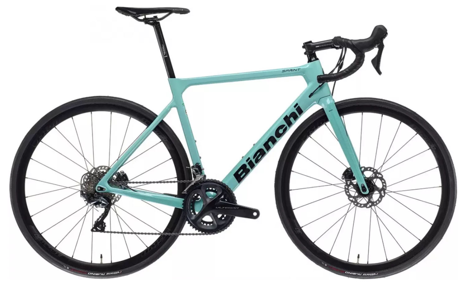 Фотография Велосипед BIANCHI Road Sprint 105 11s Disc CP Celeste Размер рамы 53